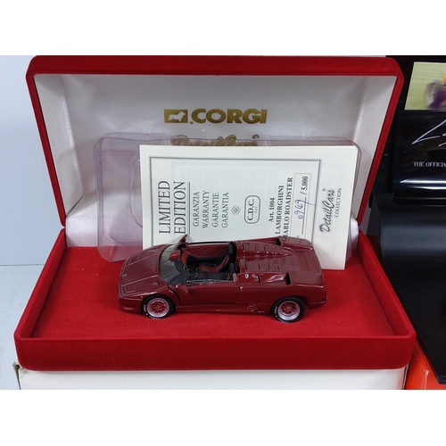 70 - 3 boxed Ferrari models and a limited edition trolley bus