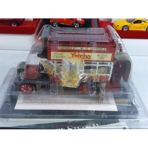 70 - 3 boxed Ferrari models and a limited edition trolley bus