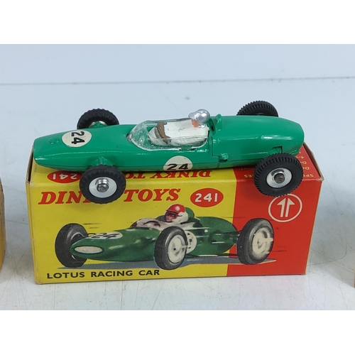 91 - 6 boxed Dinky models, model no's 240, 241, 217, 239, 218 & 195