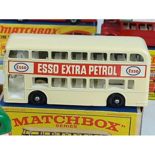 96 - 8 boxed Matchbox vehicles, model no's 54, 17, 74, 5, 74, 74, Y-8 & K-6