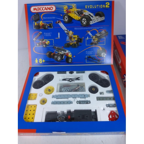 118 - 4 modern boxed Meccano sets