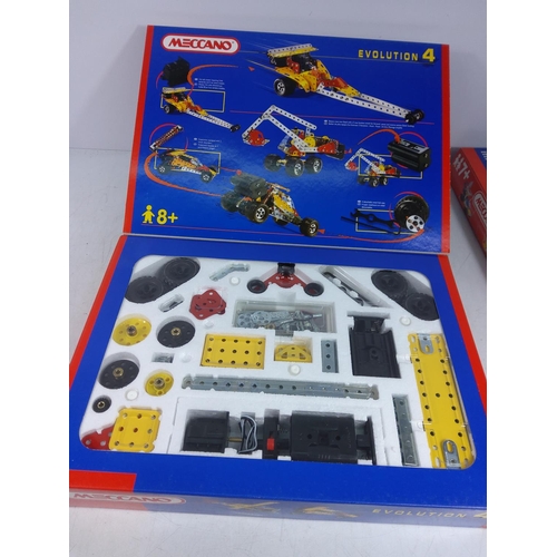 118 - 4 modern boxed Meccano sets