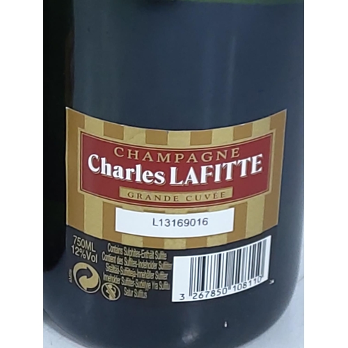 145 - 2 bottles of Charles Lafitte Champagne and 2 bottles of sparkling wine