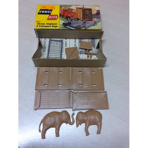 165 - Boxed Corgi and Dinky models and kits