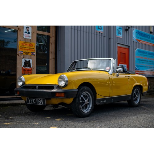 13 - 1979 MG Midget 1500.
This incredible example of MG's small 70s convertible is one to behold. In it's... 