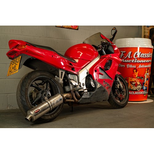 6 - Red Honda VFR750.
Registered in 1997 and showing 51,000 miles, this was once one the pinnacles of th... 