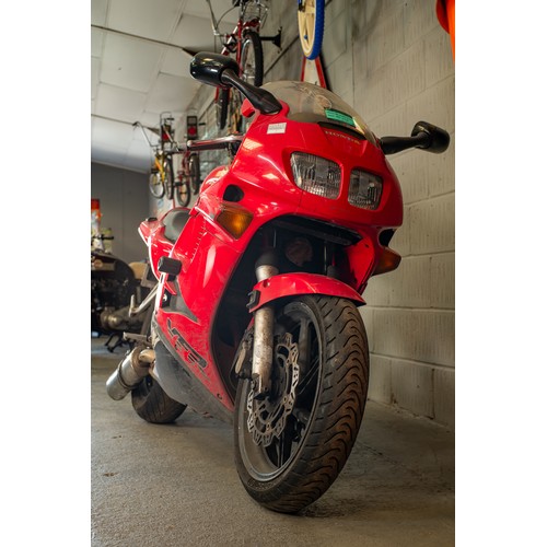 6 - Red Honda VFR750.
Registered in 1997 and showing 51,000 miles, this was once one the pinnacles of th... 