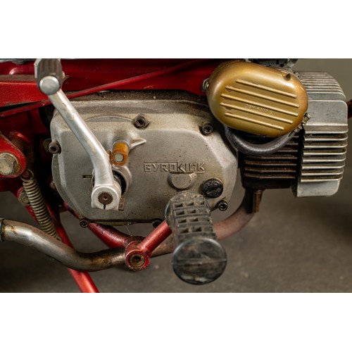 1 - Red Lem Motor ( Francoo Morini) 49cc moped, Registration TAO 559S. this  imported moped was first re... 