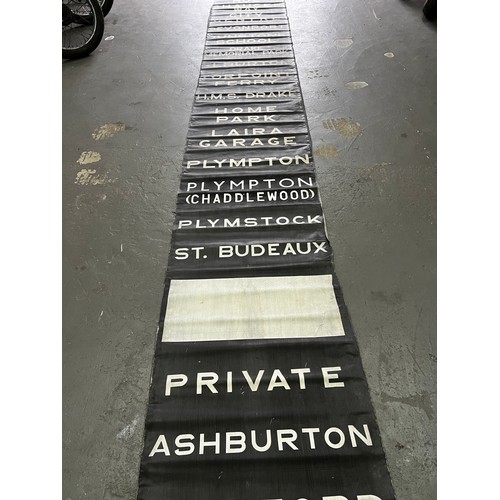 58 - Vintage Bus destination blind