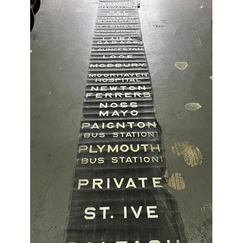 58 - Vintage Bus destination blind