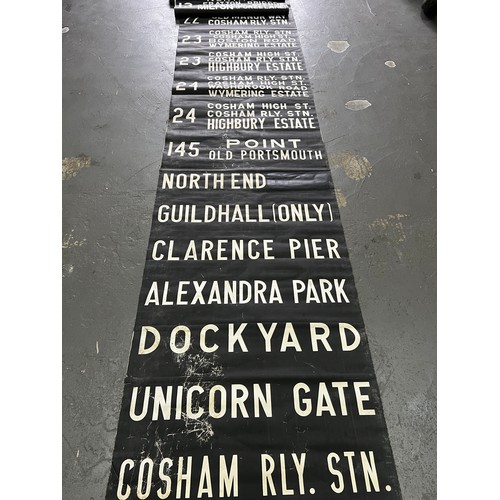 57 - Vintage Bus destination blind