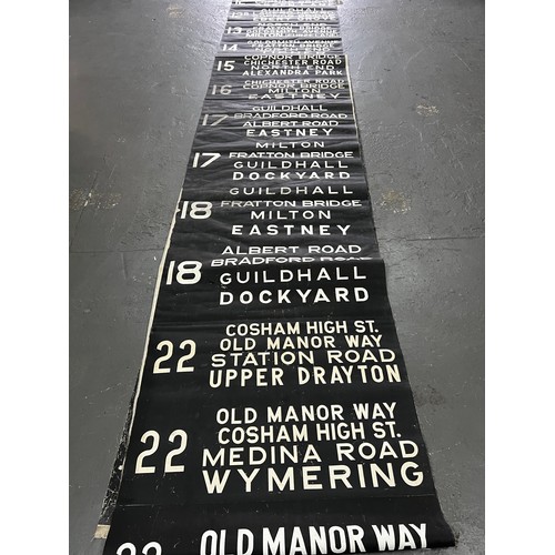 57 - Vintage Bus destination blind