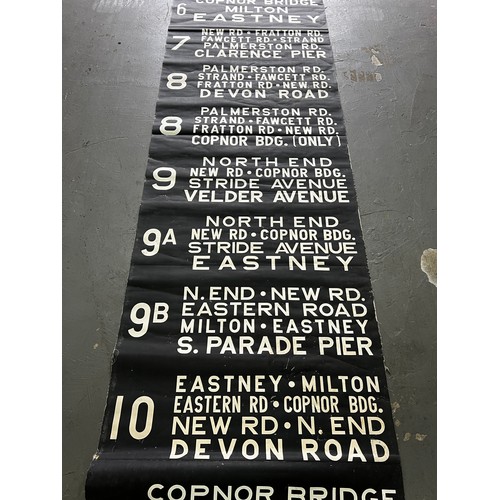 57 - Vintage Bus destination blind