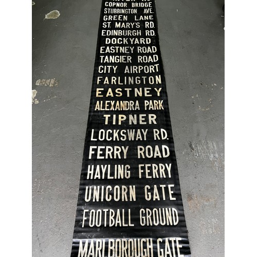 54 - Vintage Bus destination blind