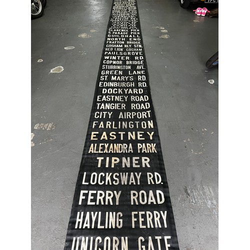 54 - Vintage Bus destination blind