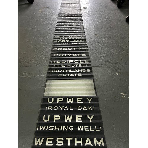 52 - Vintage Bus destination blind