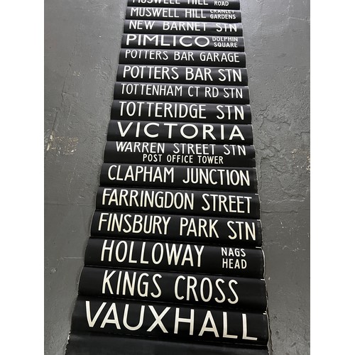 50 - Vintage Bus destination blind