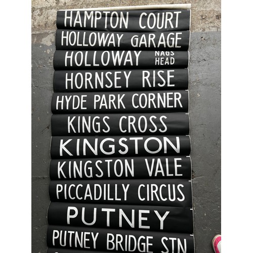 50 - Vintage Bus destination blind