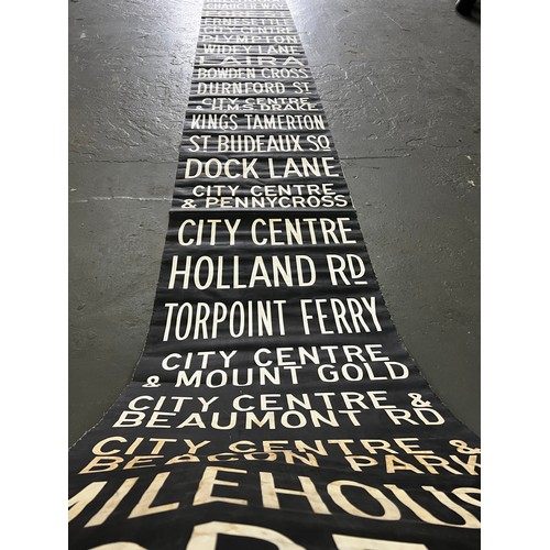 49 - Vintage Bus destination blind