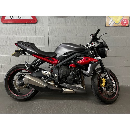 12 - 2013 Triumph Street triple 675 R. 
Registration GJ13UKN.
This was one of the first of the modern des... 