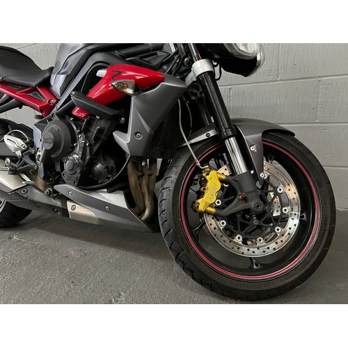 12 - 2013 Triumph Street triple 675 R. 
Registration GJ13UKN.
This was one of the first of the modern des... 