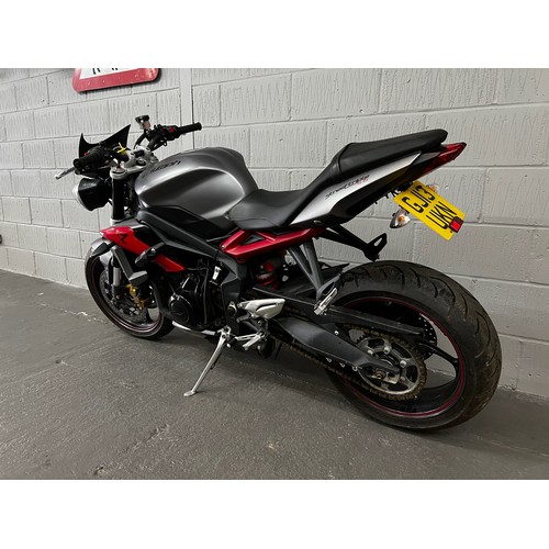 12 - 2013 Triumph Street triple 675 R. 
Registration GJ13UKN.
This was one of the first of the modern des... 