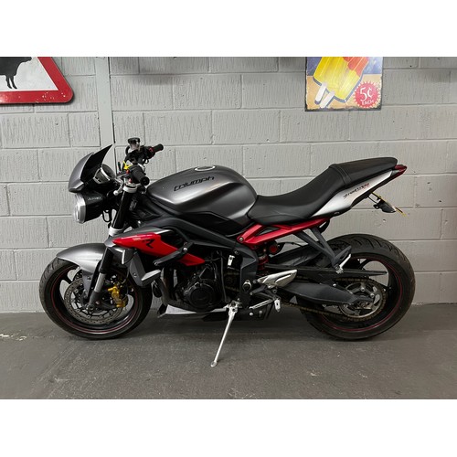 12 - 2013 Triumph Street triple 675 R. 
Registration GJ13UKN.
This was one of the first of the modern des... 