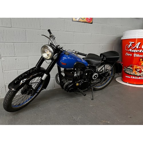 19 - 1948 Blue BSA 250.
First manufactured in 1948, this motorbike has a 250cc engine.
With this motorbik... 