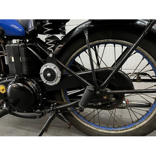 19 - 1948 Blue BSA 250.
First manufactured in 1948, this motorbike has a 250cc engine.
With this motorbik... 