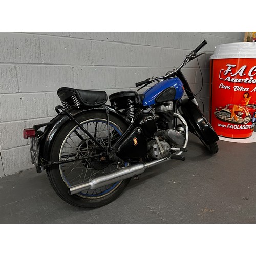 19 - 1948 Blue BSA 250.
First manufactured in 1948, this motorbike has a 250cc engine.
With this motorbik... 