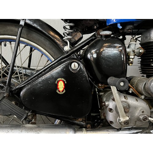 19 - 1948 Blue BSA 250.
First manufactured in 1948, this motorbike has a 250cc engine.
With this motorbik... 