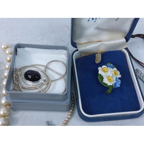 355 - Box of costume jewellery