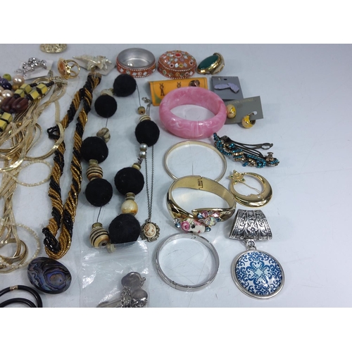 356 - Box of costume jewellery