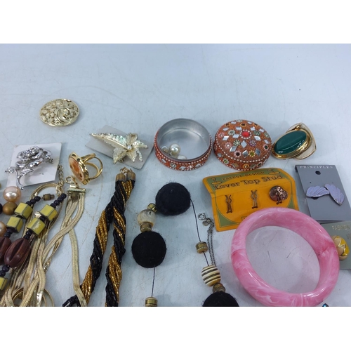 356 - Box of costume jewellery