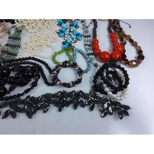 357 - Box of costume jewellery