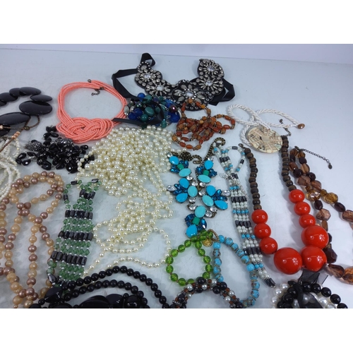 357 - Box of costume jewellery