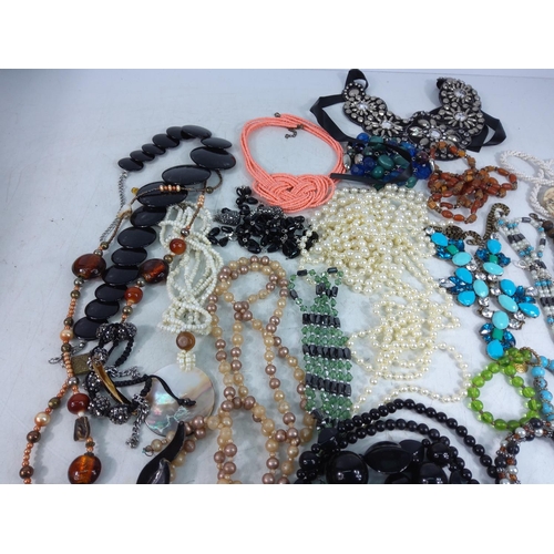 357 - Box of costume jewellery