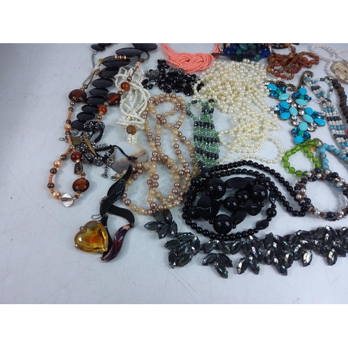 357 - Box of costume jewellery