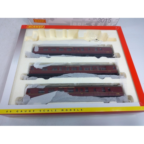 243 - 2 boxed Hornby train packs 3025 & 3026 (both engines missing)