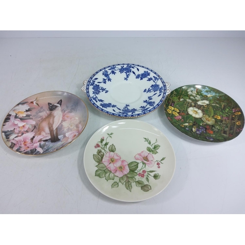 117 - Porcelain figures, vases and plates