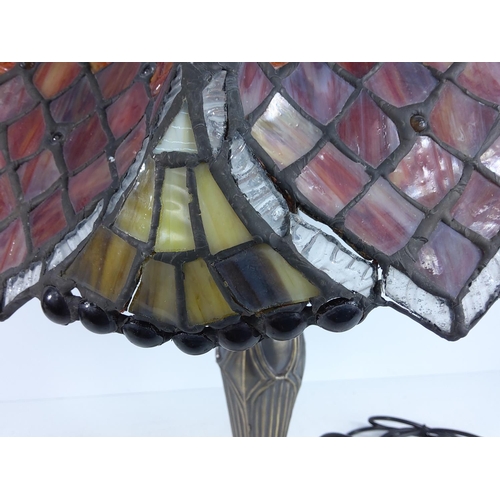 154 - Tiffany style lamp, 60cms in height