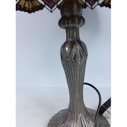 154 - Tiffany style lamp, 60cms in height