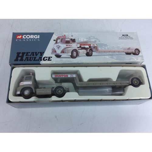 168 - 3 boxed Corgi Heavy Haulage models