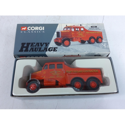 168 - 3 boxed Corgi Heavy Haulage models