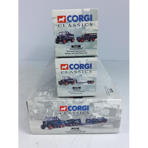 169 - 3 boxed Corgi Heavy Haulage models