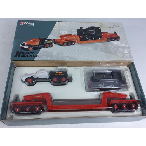 172 - 2 boxed Corgi Heavy Haulage models