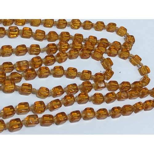 306 - Square beaded necklace