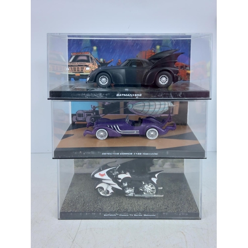 83 - Boxed model vehicles including Batman