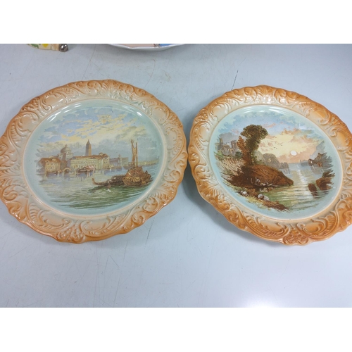 85 - Antique china including a Victoria Jubilee plate