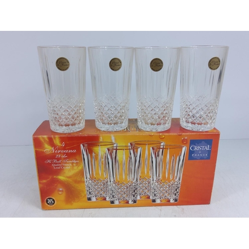 99 - 7 boxed sets of glasses